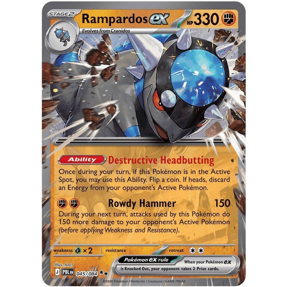 Rampardos ex [045/084] ME05: Pitch Black | Pokemon | 088-02